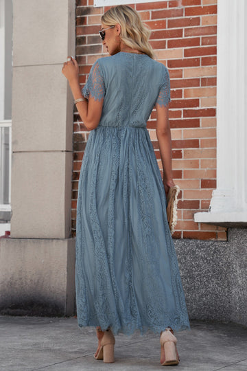 Lace Plunge Dress - [NUDRESS]