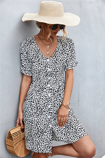 Button down Pocketed Dress - [NUDRESS]